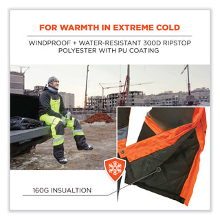 glowear-8928-class-e-hi-vis-insulated-bibs-3x-large-orange-ships-in-1-3-business-days_ego25637 - 3