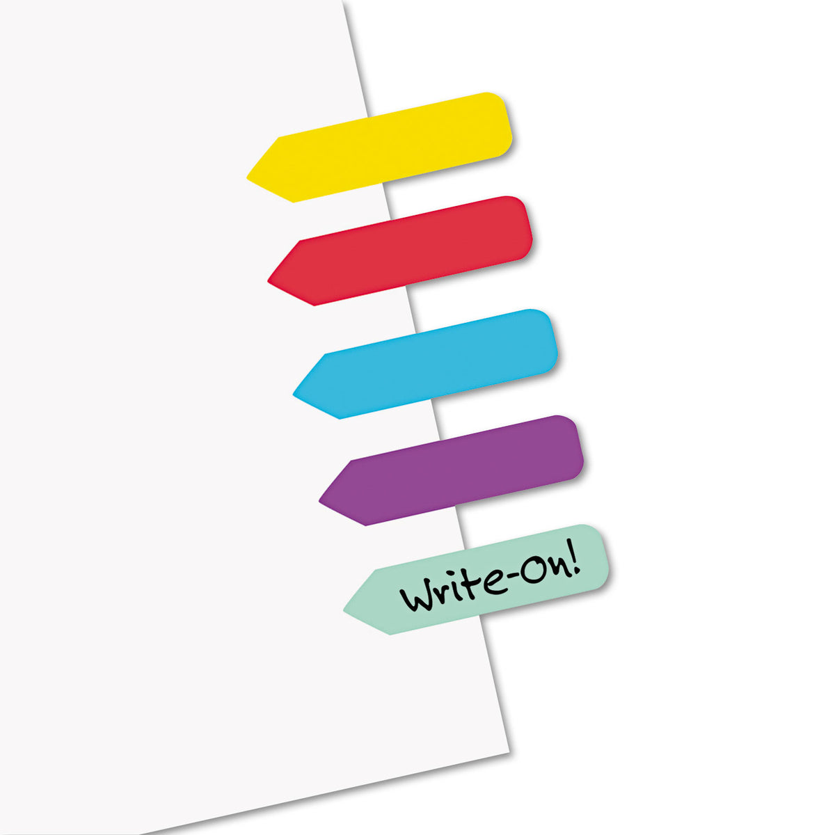 Mini Arrow Page Flags, Blue/Mint/Purple/Red/Yellow, 154 Flags/Pack