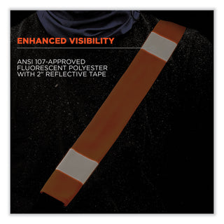 glowear-8004-hi-vis-seat-belt-cover-6-x-185-orange-ships-in-1-3-business-days_ego29041 - 3