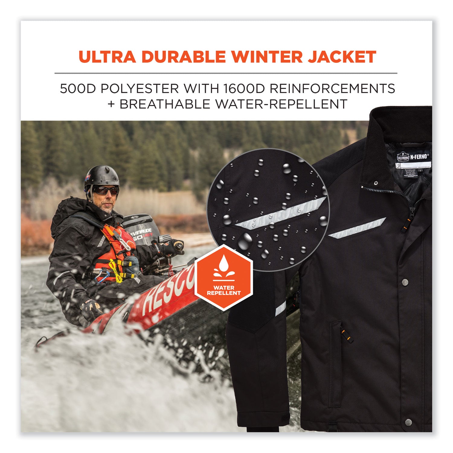 n-ferno-6466-thermal-jacket-with-500d-nylon-shell-2x-large-black-ships-in-1-3-business-days_ego41116 - 2
