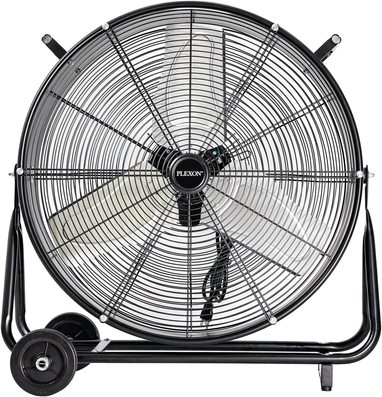 24 in. Black High Velocity Drum Fan, 2-Speed