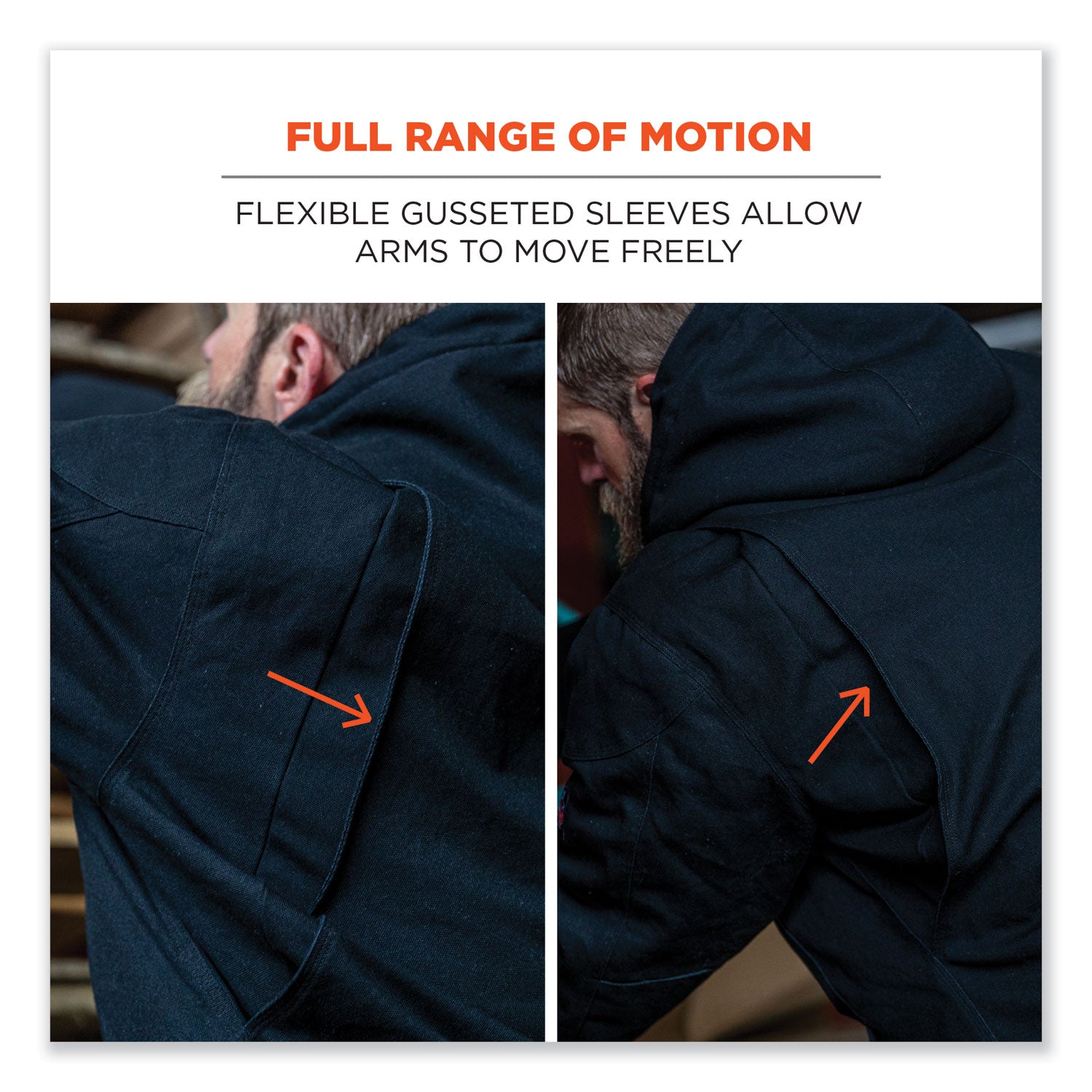 N-Ferno 6468 Duck Canvas Work Jacket, X-Large, Black, Ships in 1-3 Business Days