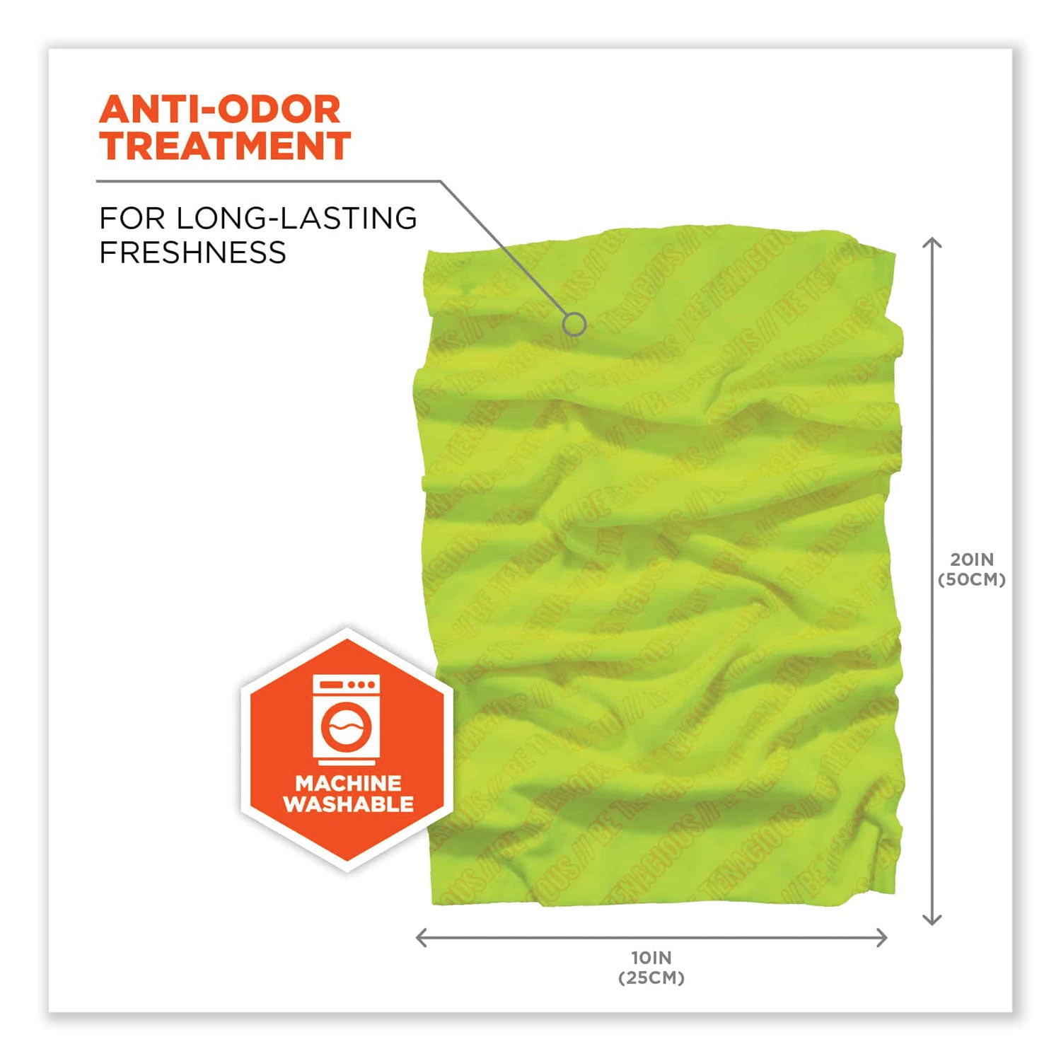 chill-its-6485-multi-band-polyester-one-size-fits-most-hi-vis-lime-ships-in-1-3-business-days_ego42108 - 7