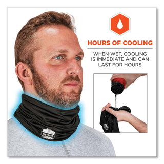 Chill-Its 6487 Cooling Performance Knit Multi-Band, Polyester/Spandex, One Size Fits Most, Black, Ships in 1-3 Business Days