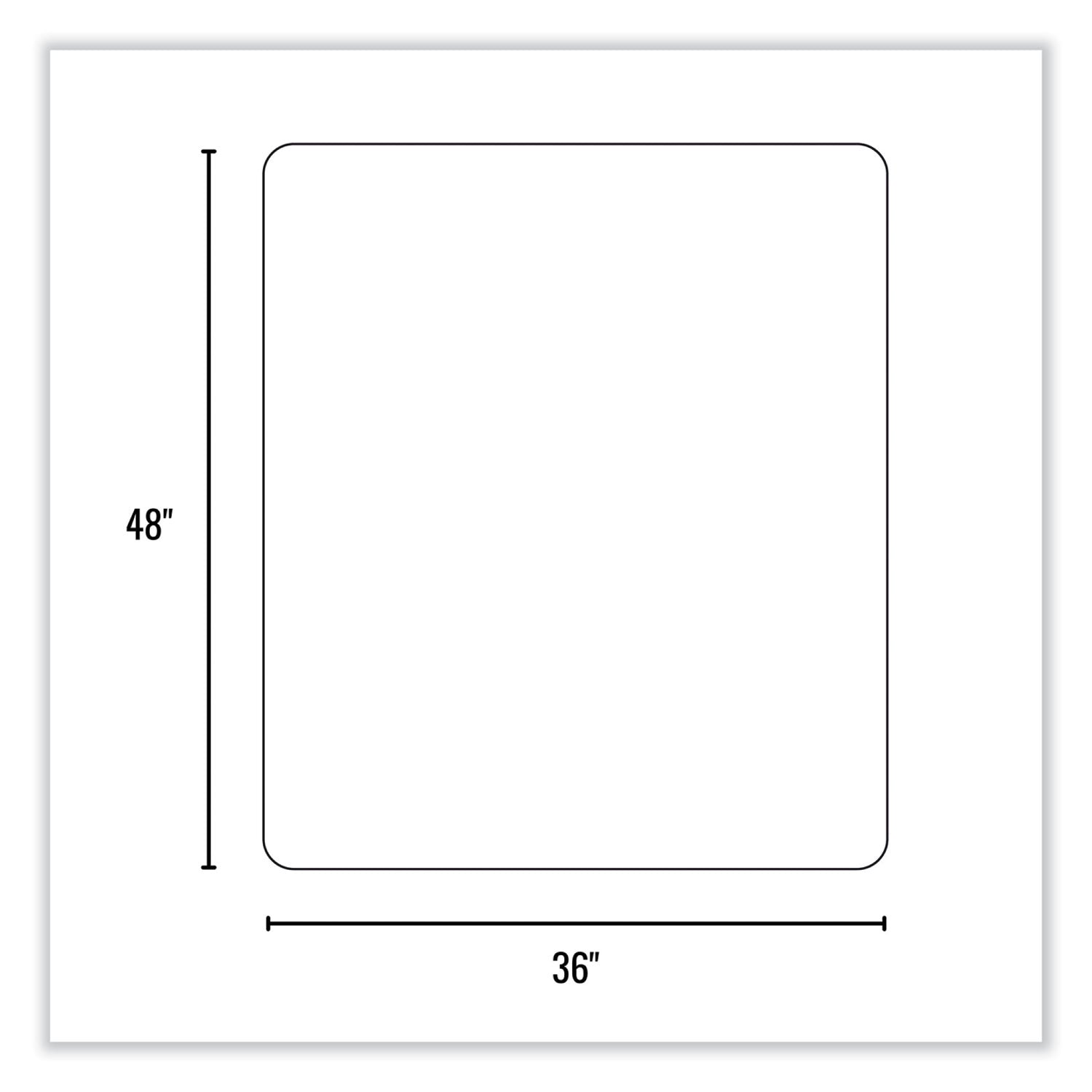 everlife-chair-mat-for-extra-high-pile-carpet-36-x-48-clear-ships-in-4-6-business-days_esr124081 - 4