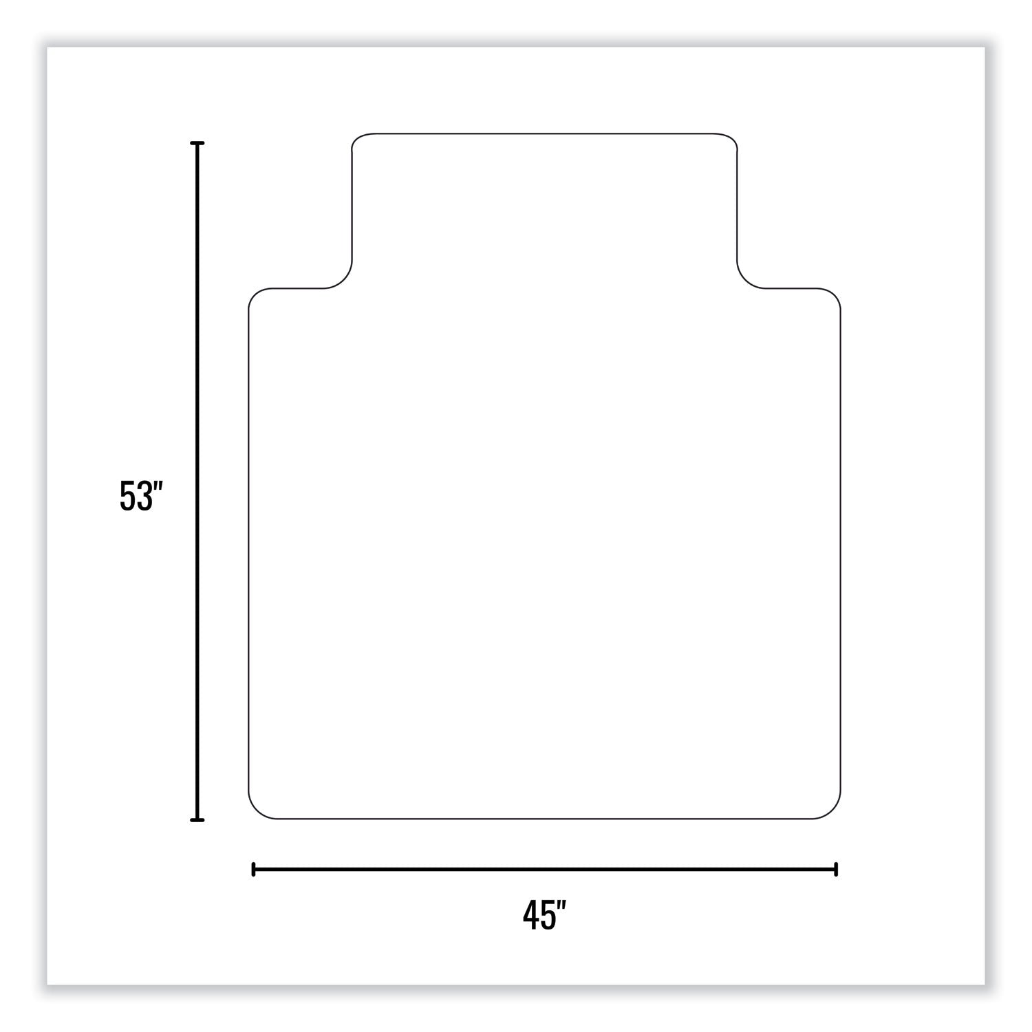 everlife-chair-mat-for-extra-high-pile-carpet-wih-lip-45-x-53-clear-ships-in-4-6-business-days_esr124183 - 5