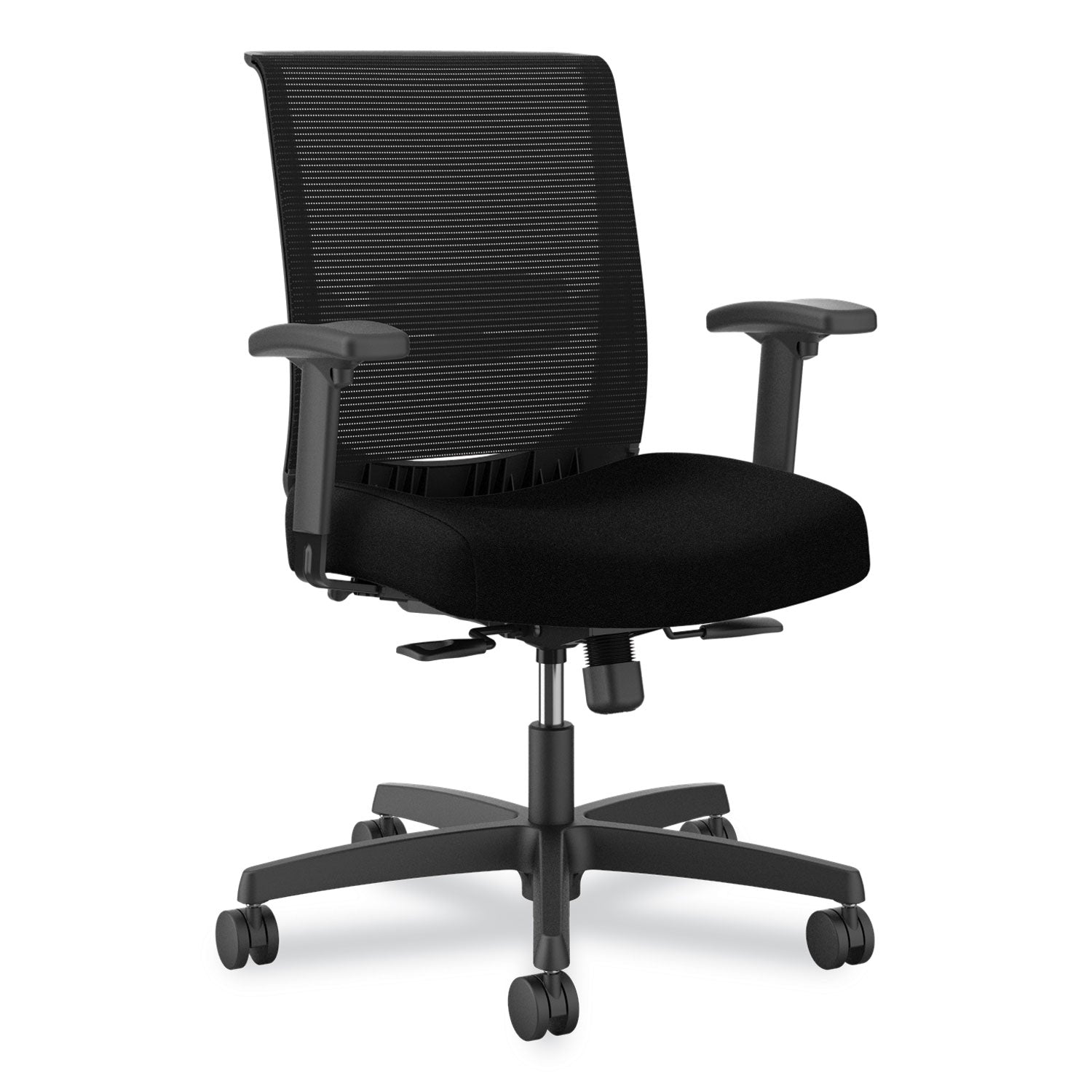 convergence-mid-back-task-chair-swivel-tilt-up-to-275lb-165-to-21-seat-ht-black-seat-back-frameships-in-7-10-bus-days_honcmy1acu10 - 1