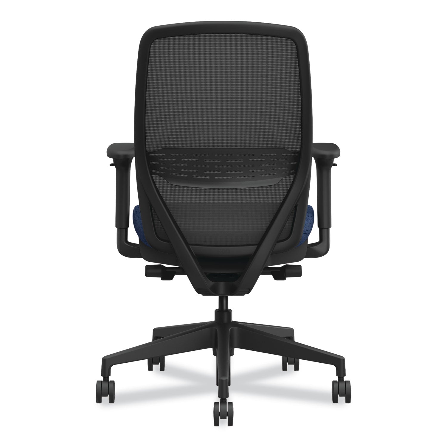 Nucleus Series Recharge Task Chair, Up to 300lb, 16.63" to 21.13" Seat Ht, Navy Seat, Black Back/Base - 4