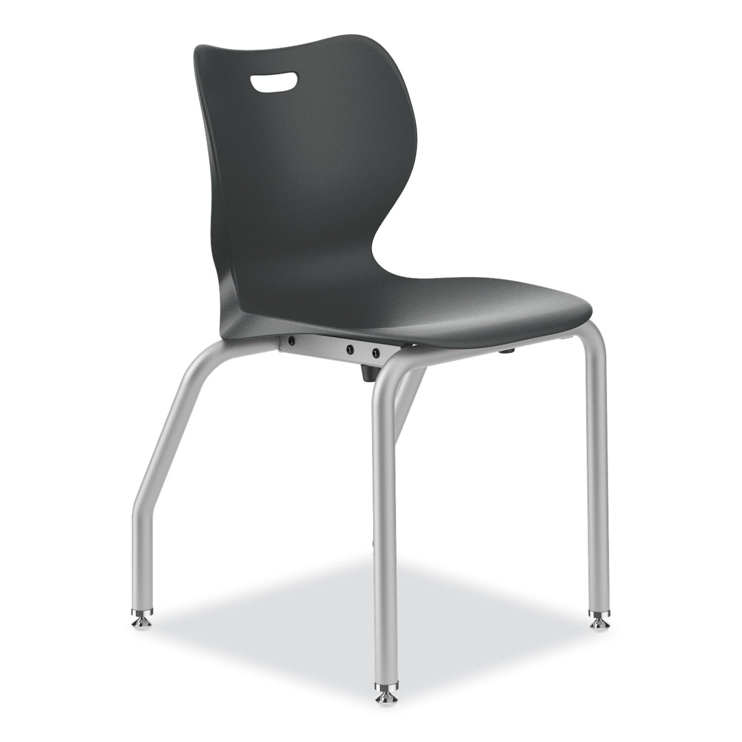 smartlink-four-leg-chair-supports-up-to-275-lb-18-seat-height-lava-seat-back-platinum-base-ships-in-7-10-business-days_honsl4l18elap - 1