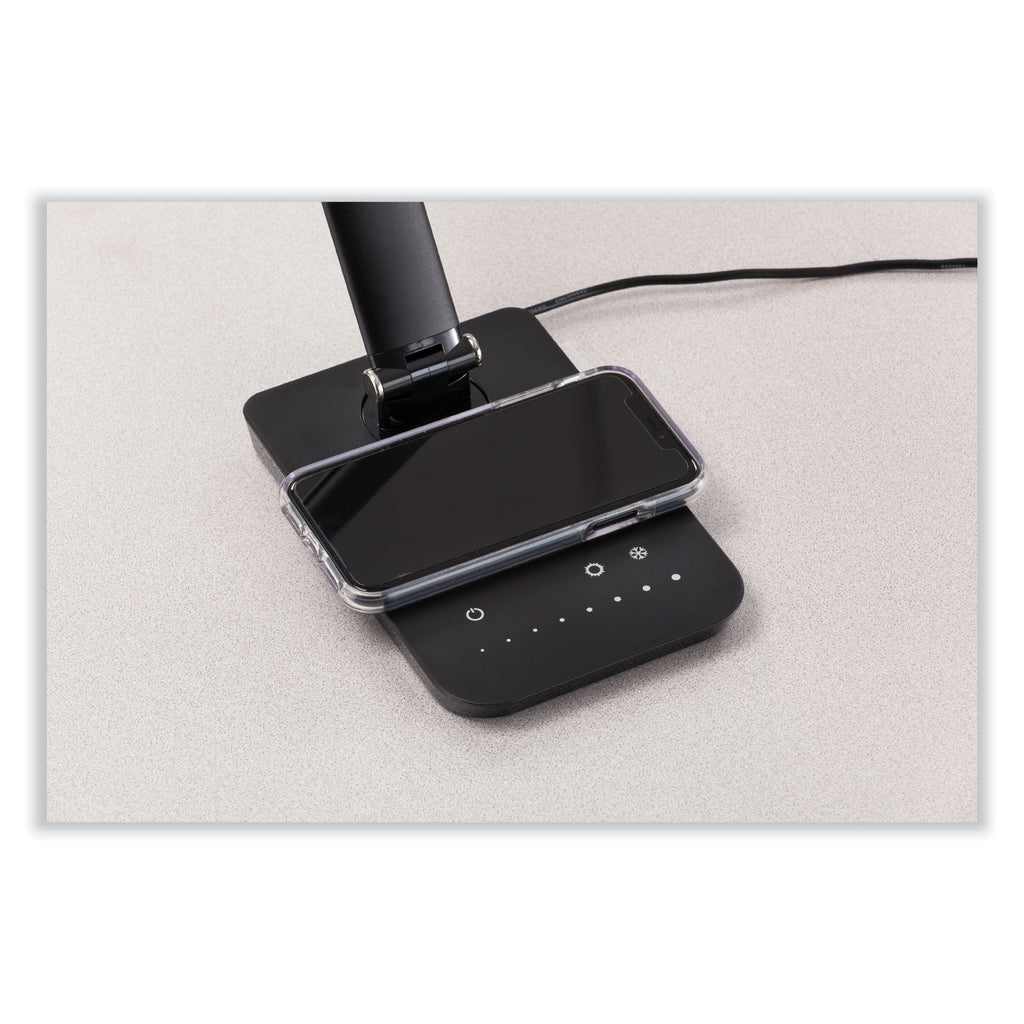 vamp-led-wireless-charging-lamp-multi-pivot-neck-1675-high-black-ships-in-1-3-business-days_saf1009bl - 2