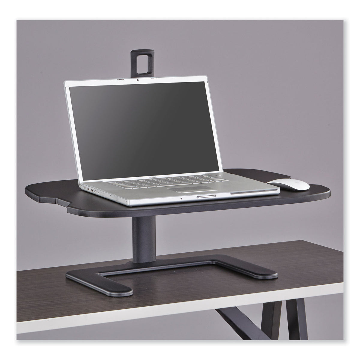 Stance Height-Adjustable Laptop Stand, 26.9 x 18 x 1.25 to 15.75, Black, Supports 15 lbs, Ships in 1-3 Business Days