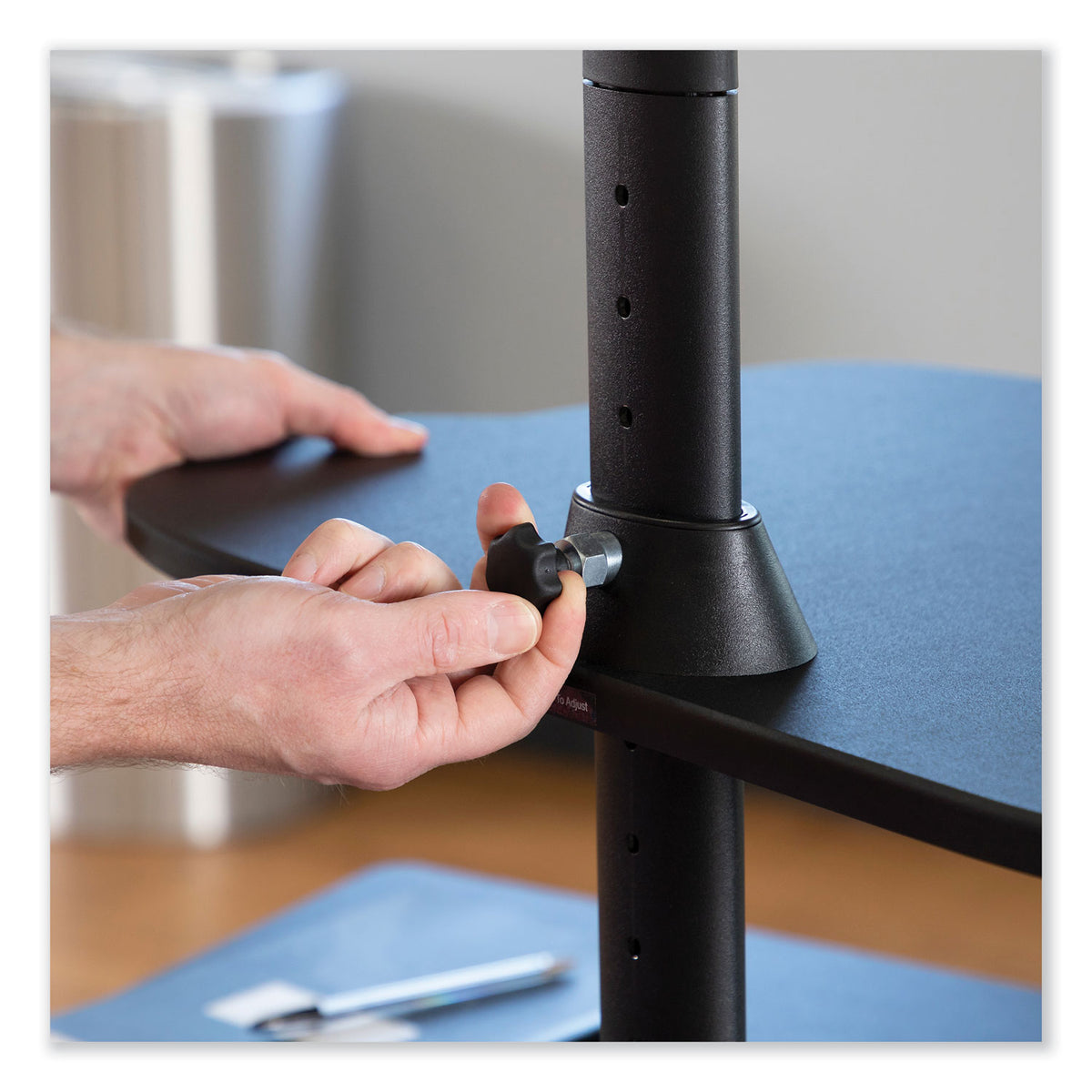 Stance Height-Adjustable Laptop Stand, 26.9 x 18 x 1.25 to 15.75, Black, Supports 15 lbs, Ships in 1-3 Business Days