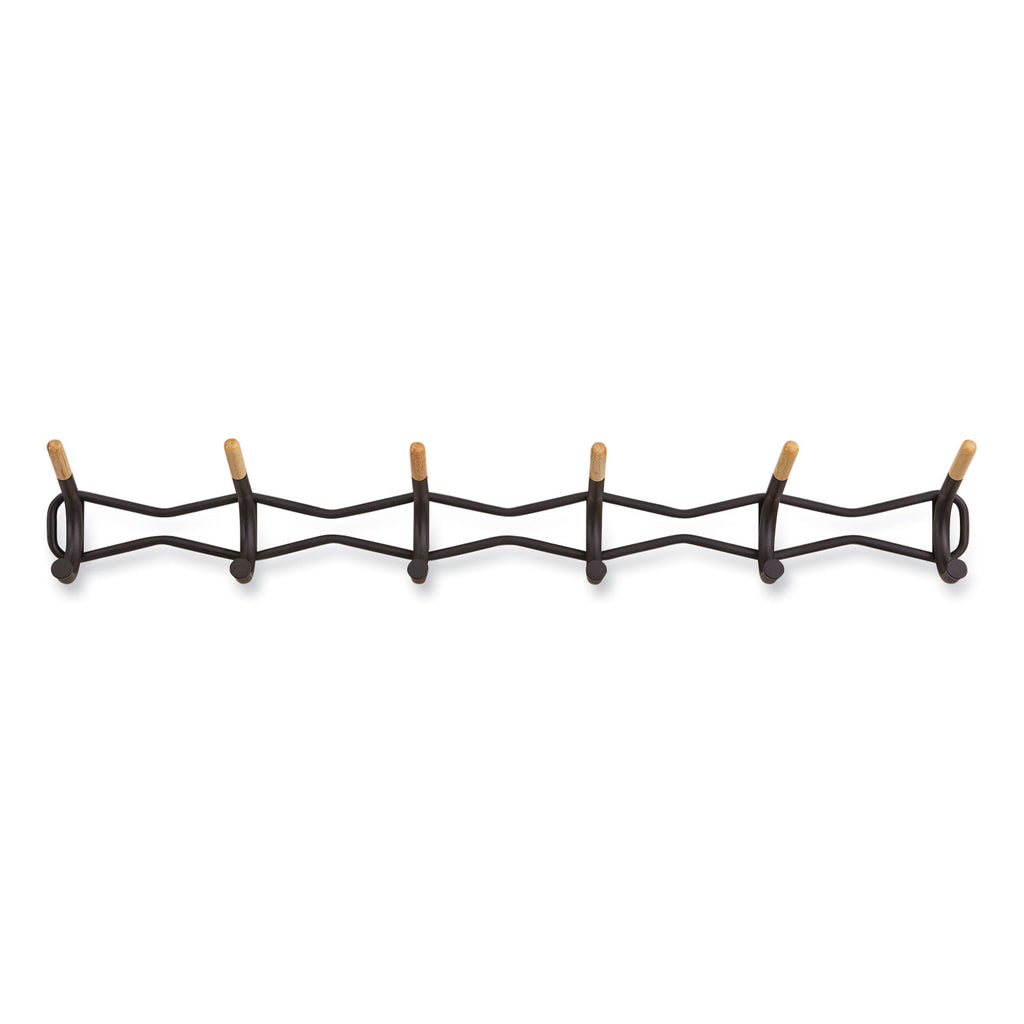 family-coat-wall-rack-6-hook-4275w-x-525d-x-725h-black-ships-in-1-3-business-days_saf4257bl - 2