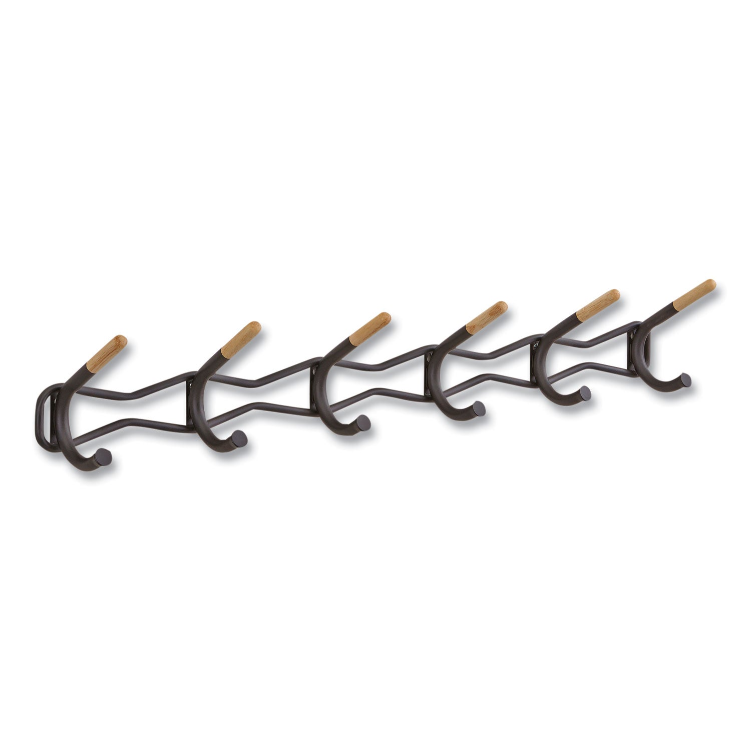 family-coat-wall-rack-6-hook-4275w-x-525d-x-725h-black-ships-in-1-3-business-days_saf4257bl - 1