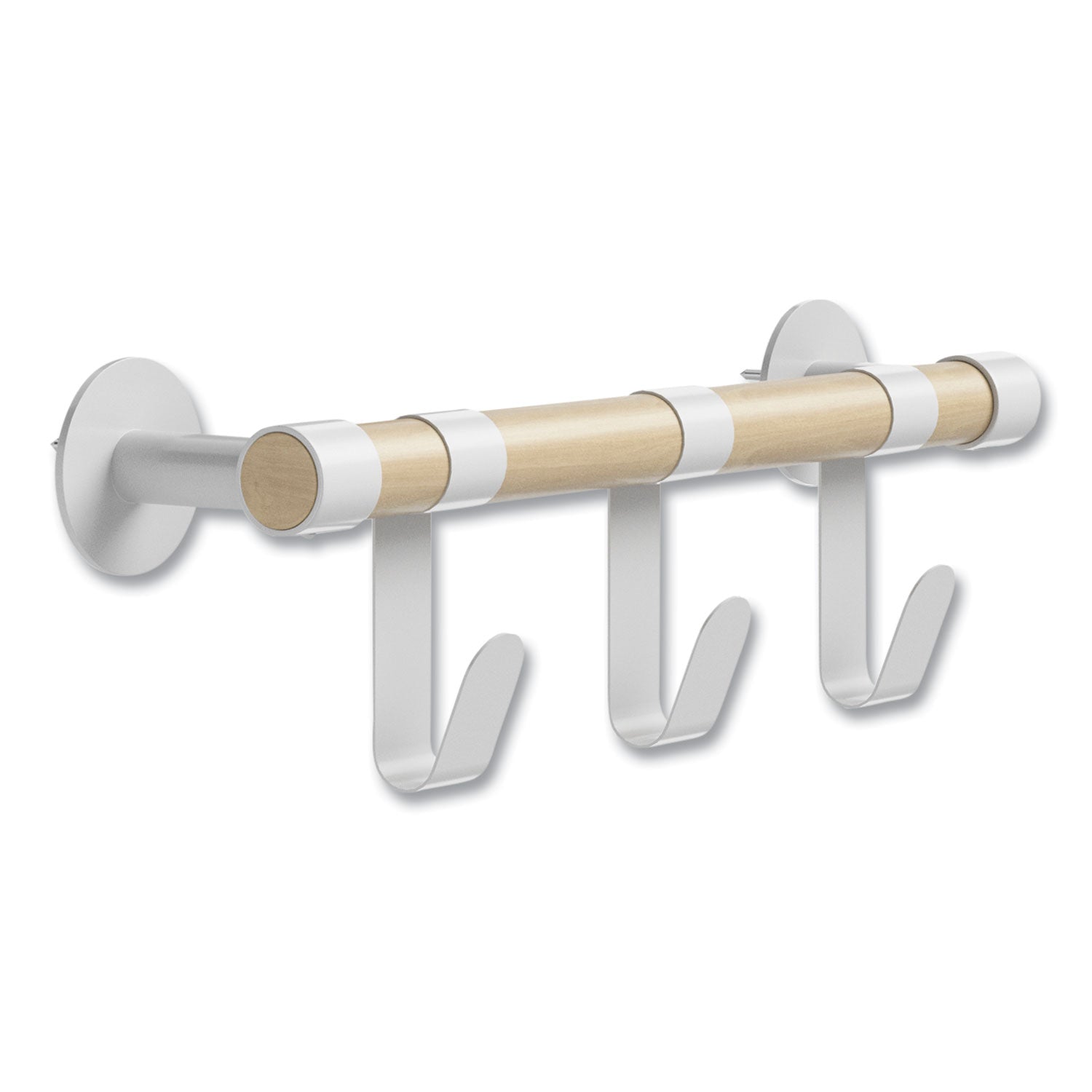 resi-coat-wall-rack-3-hook-1975w-x-425d-x-6h-white-ships-in-1-3-business-days_saf4263wh - 1