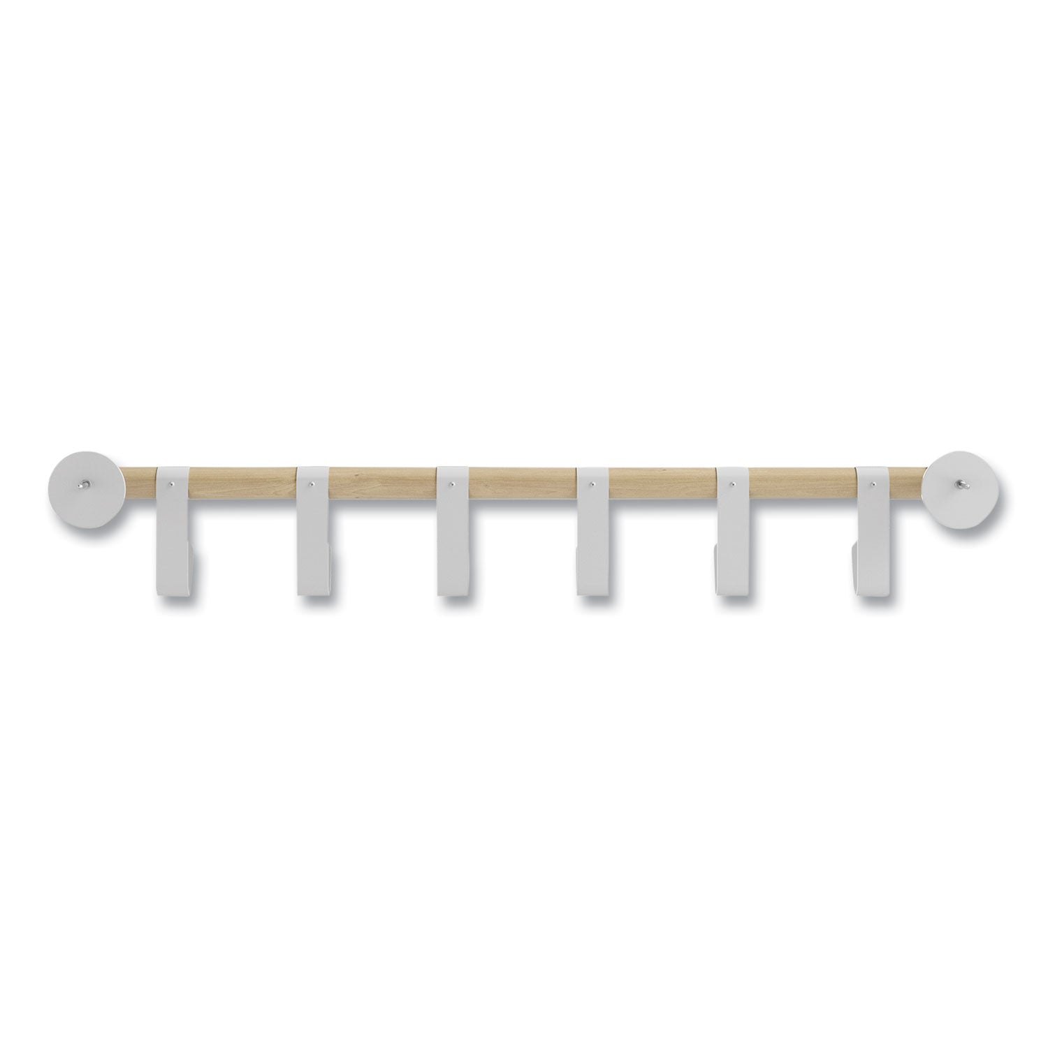 resi-coat-wall-rack-6-hook-3625w-x-425d-x-6h-white-ships-in-1-3-business-days_saf4264wh - 3