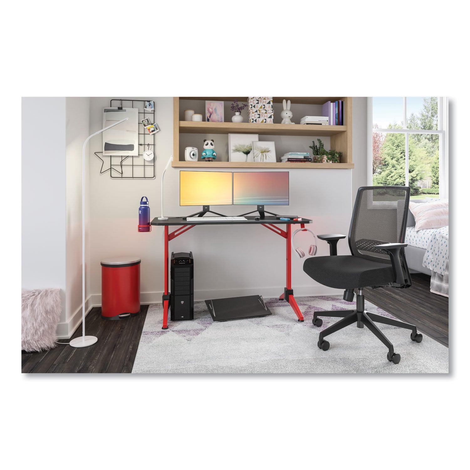 ultimate-computer-gaming-desk-472-x-236-x-295-black-red-ships-in-1-3-business-days_saf5393rd - 4