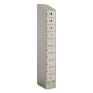 Single Continuous Metal Locker Base Addition, 11.7w x 16d x 5.75h, Tan, Ships in 1-3 Business Days