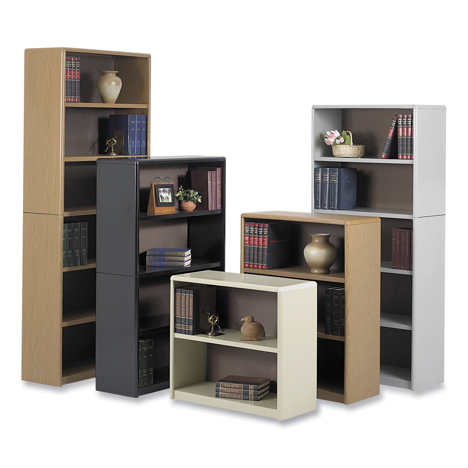 valuemate-economy-bookcase-five-shelf-3175w-x-135d-x-67h-gray-ships-in-1-3-business-days_saf7173gr - 4
