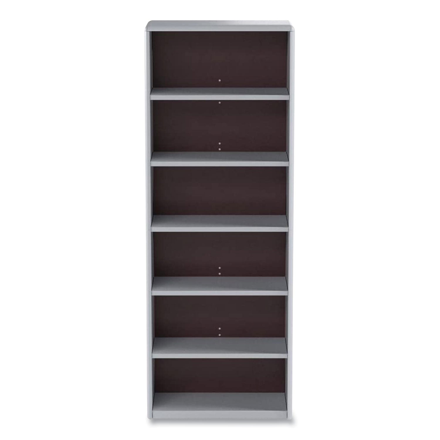 valuemate-economy-bookcase-six-shelf-3175w-x-135d-x-80h-gray-ships-in-1-3-business-days_saf7174gr - 2