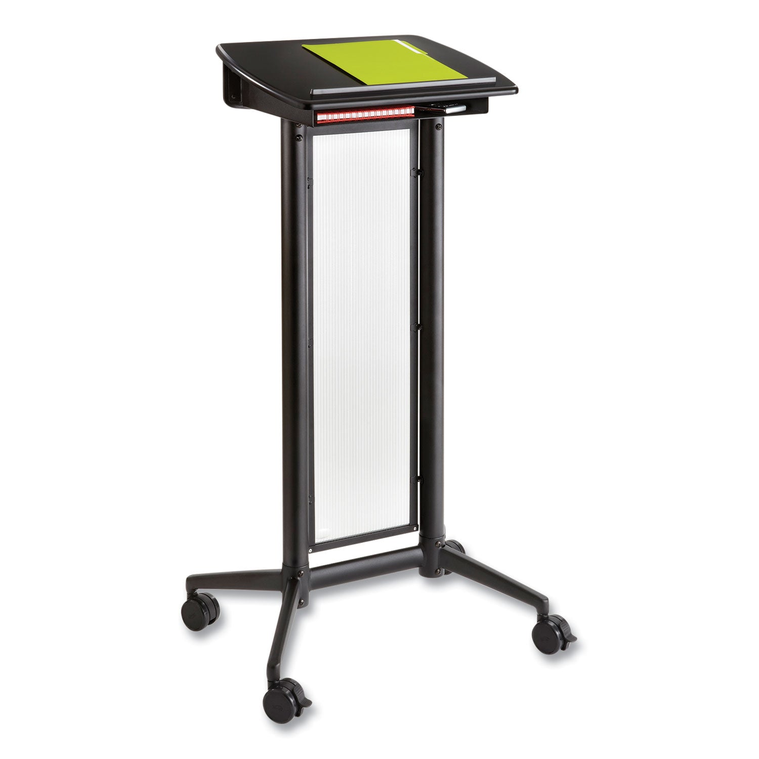 Impromptu Lectern, 26.5 x 18.75 x 46.5, Black, Ships in 1-3 Business Days