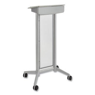 Impromptu Lectern, 26.5 x 18.75 x 46.5, Gray, Ships in 1-3 Business Days - 