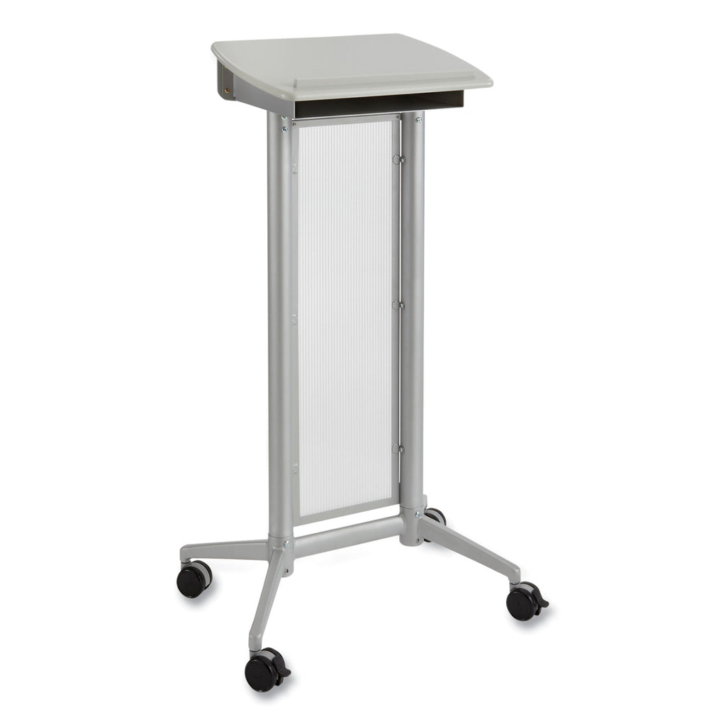 Impromptu Lectern, 26.5 x 18.75 x 46.5, Gray, Ships in 1-3 Business Days