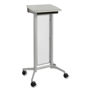 Impromptu Lectern, 26.5 x 18.75 x 46.5, Gray, Ships in 1-3 Business Days