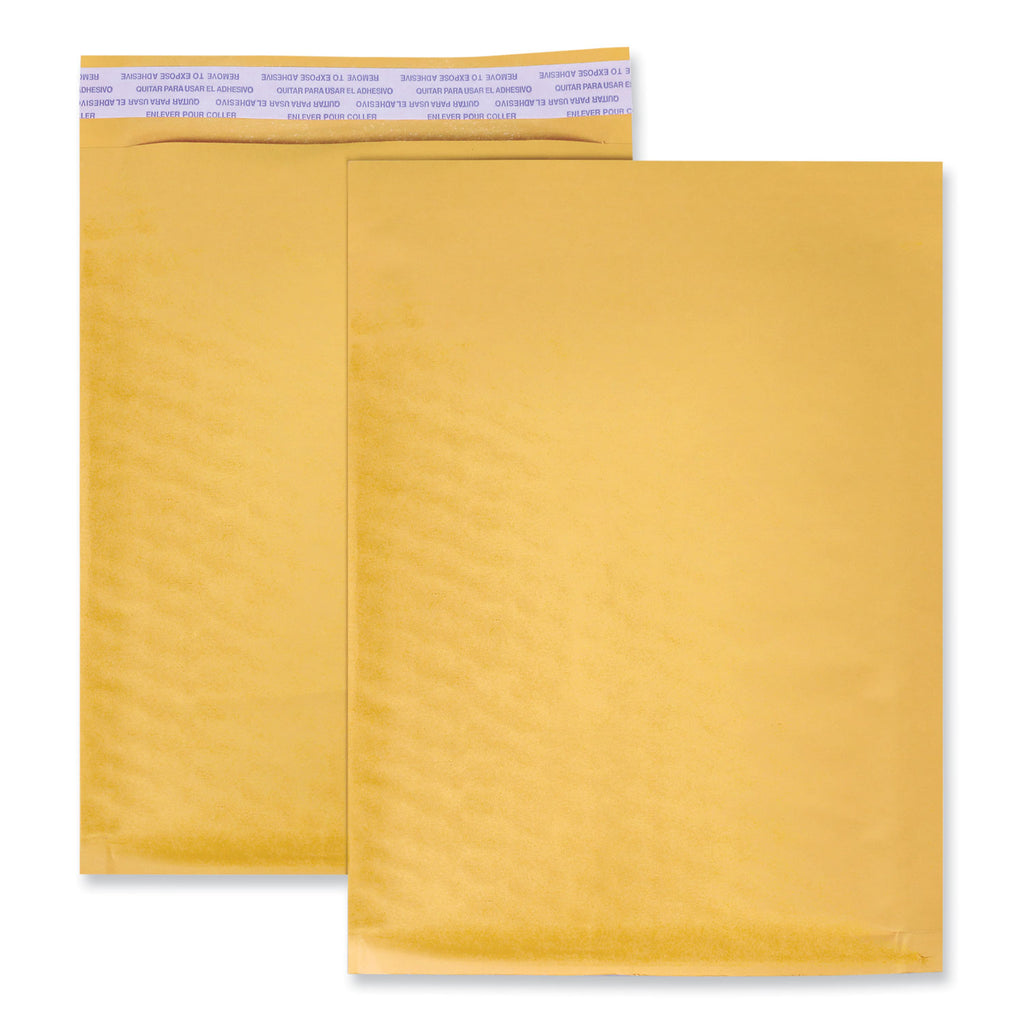 Peel Seal Strip Cushioned Mailer, #3, Extension Flap, Self-Adhesive Closure, 8.5 x 14.5, 25/Carton