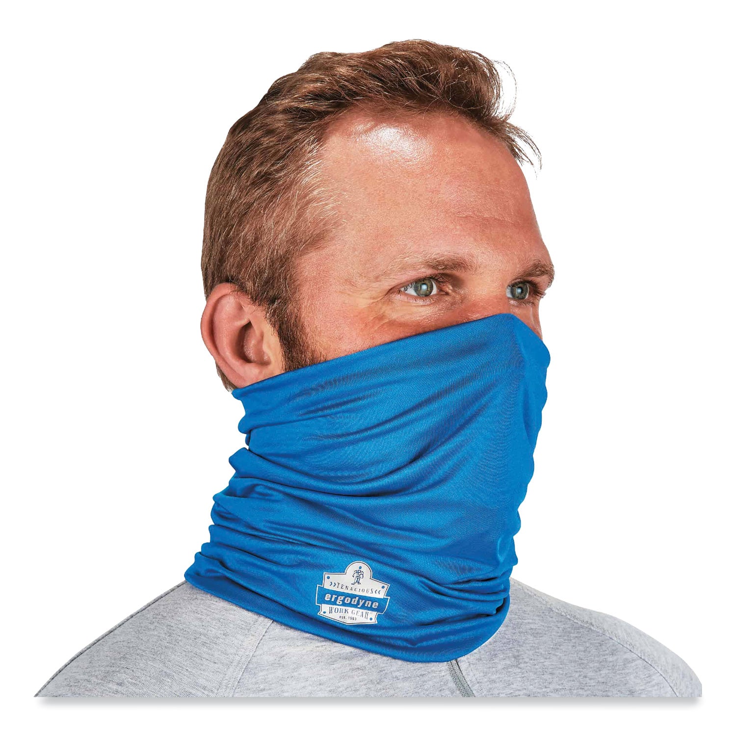 Chill-Its 6487 Cooling Performance Knit Multi-Band, Polyester/Spandex, One Size Fits Most, Blue, Ships in 1-3 Business Days
