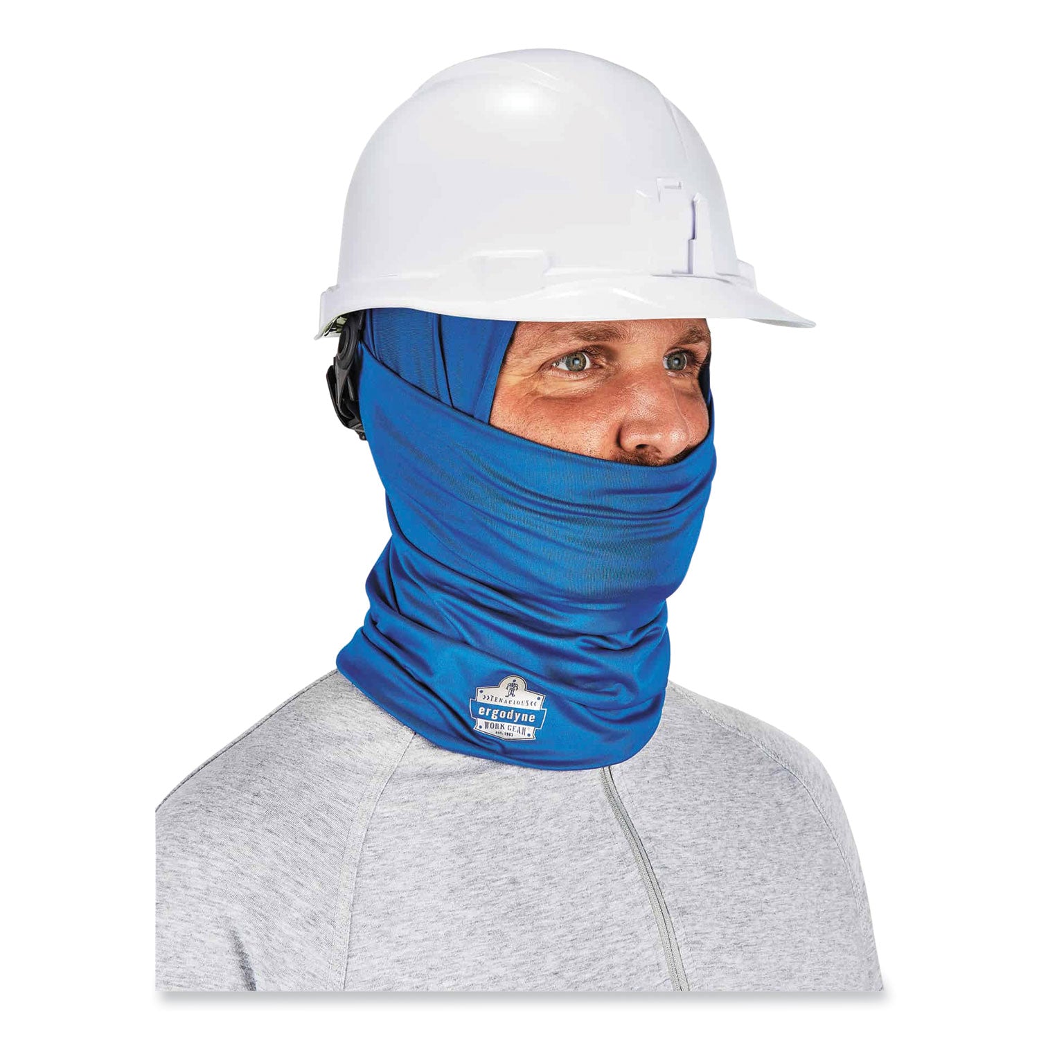 Chill-Its 6487 Cooling Performance Knit Multi-Band, Polyester/Spandex, One Size Fits Most, Blue, Ships in 1-3 Business Days