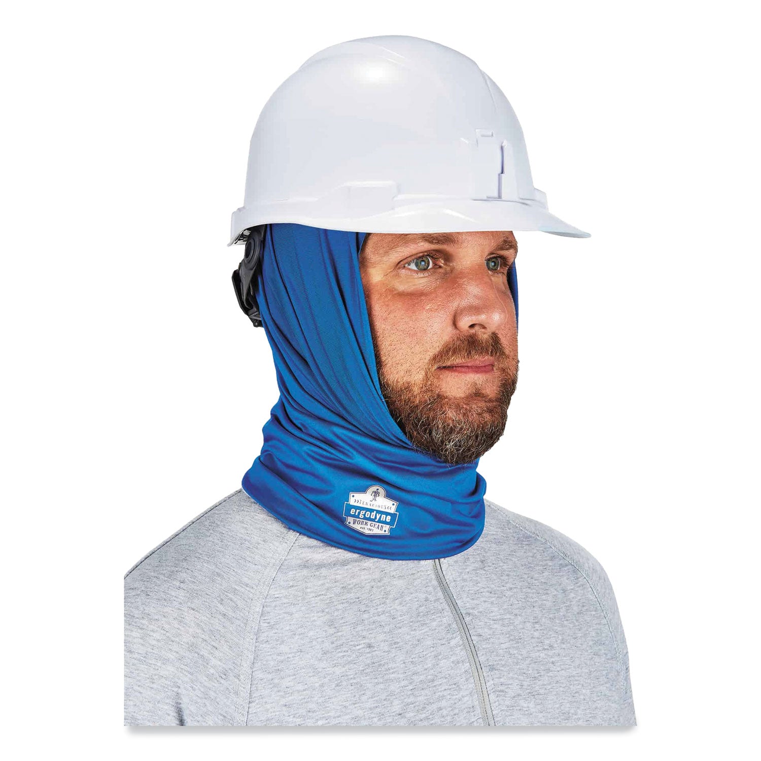 Chill-Its 6487 Cooling Performance Knit Multi-Band, Polyester/Spandex, One Size Fits Most, Blue, Ships in 1-3 Business Days