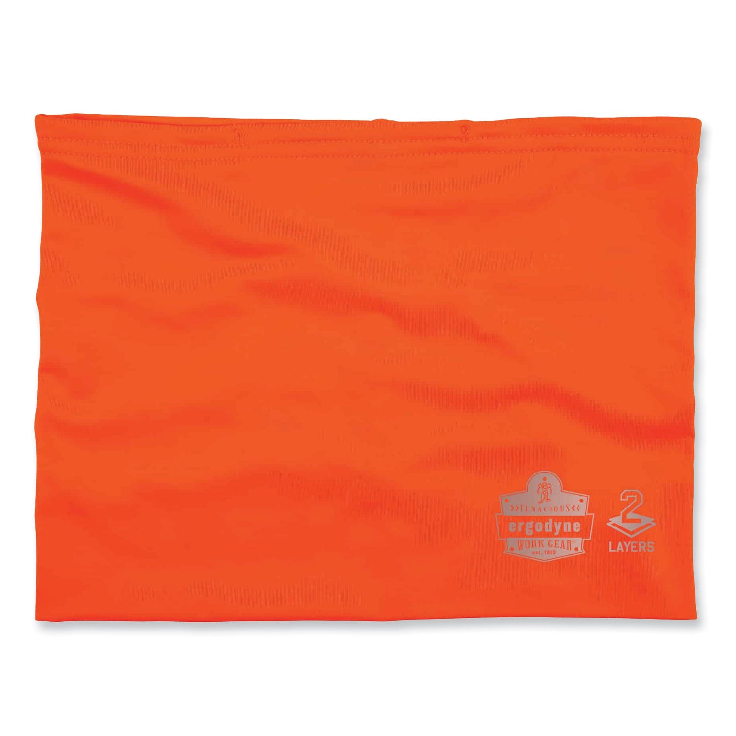 Chill-Its 6489 2-Layer Cooling Performance Knit Multi-Band, Polyester/Spandex, L/XL, HiVis Orange, Ships in 1-3 Business Days