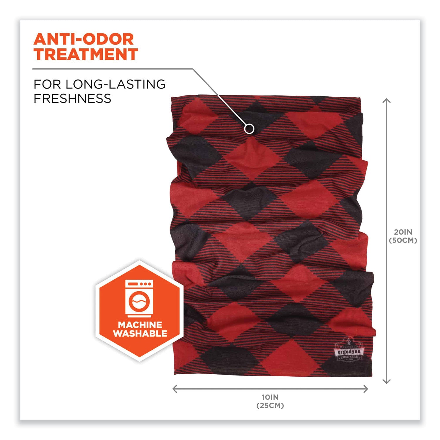 chill-its-6485-multi-band-polyester-one-size-fits-most-red-buffalo-plaid-ships-in-1-3-business-days_ego42210 - 7