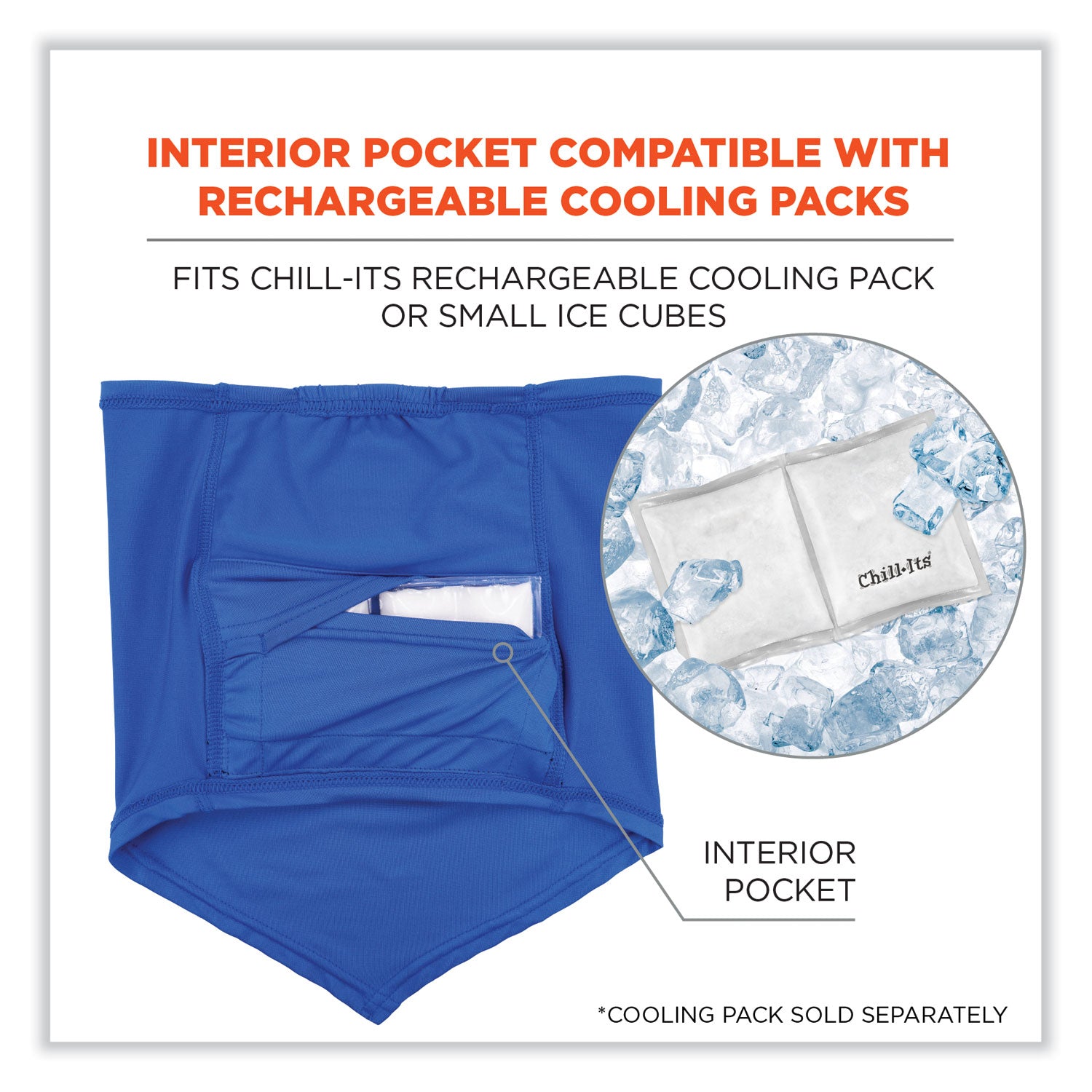 chill-its-6483-cooling-neck-gaiter-bandana-pocket-polyester-spandex-small-medium-blue-ships-in-1-3-business-days_ego42133 - 4