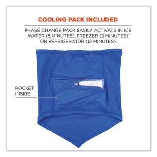 chill-its-6482-cooling-neck-gaiter-bandana-pocket-kit-polyester-spandex-large-x-large-blue-ships-in-1-3-business-days_ego42136 - 4