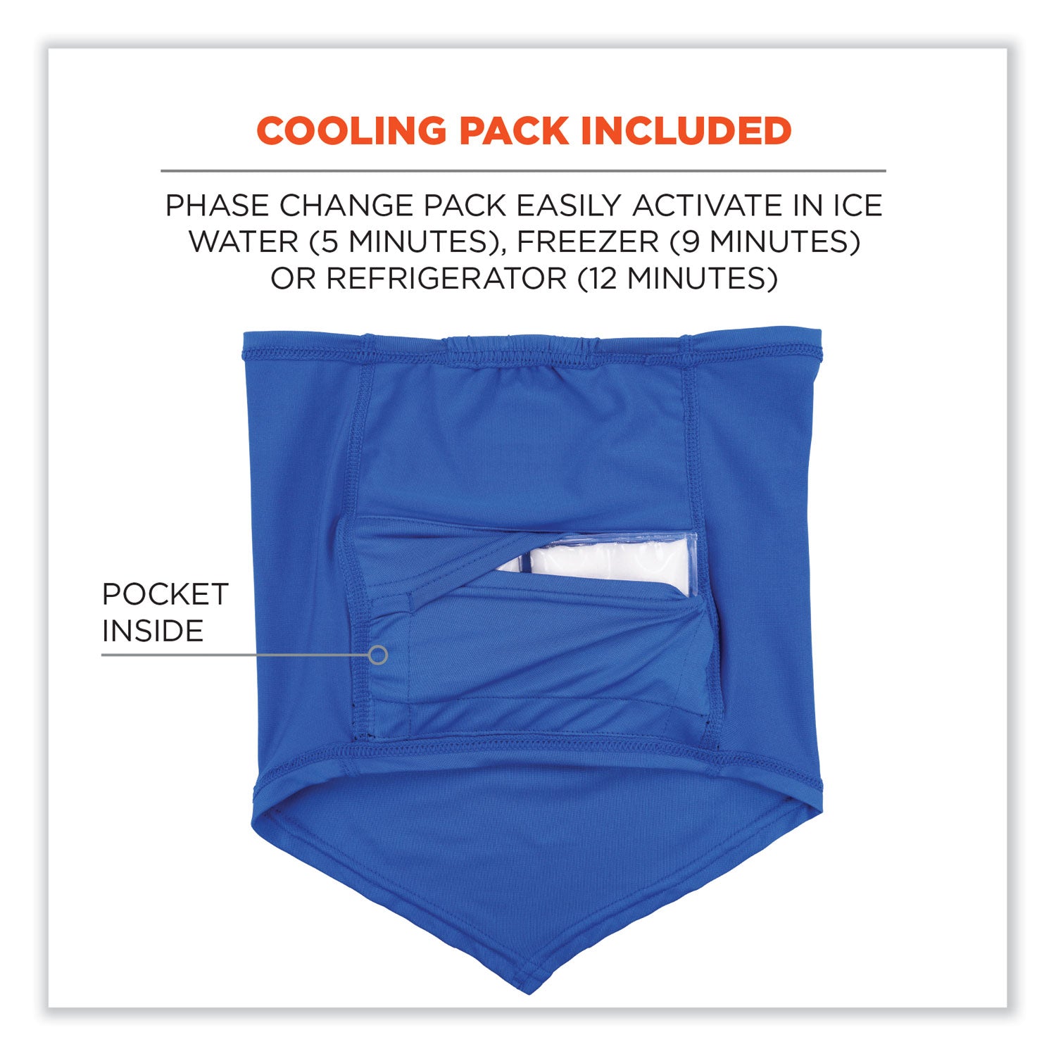 chill-its-6482-cooling-neck-gaiter-bandana-pocket-kit-polyester-spandex-large-x-large-blue-ships-in-1-3-business-days_ego42136 - 4