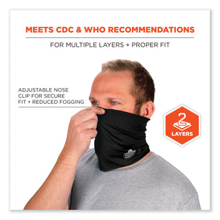 Chill-Its 6489 2-Layer Cooling Performance Knit Multi-Band, Polyester/Spandex, 2XL/3XL, Black, Ships in 1-3 Business Days