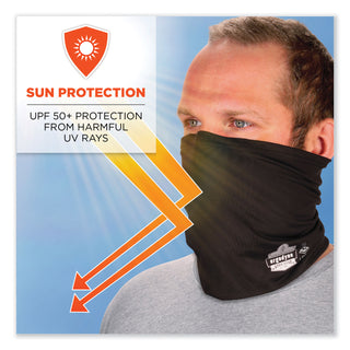 Chill-Its 6489 2-Layer Cooling Performance Knit Multi-Band, Polyester/Spandex, 2XL/3XL, Black, Ships in 1-3 Business Days