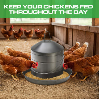 2 Gallon Stainless Steel Automatic Poultry Drinker