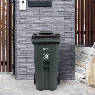 32 Gal Gray Rollout Container
