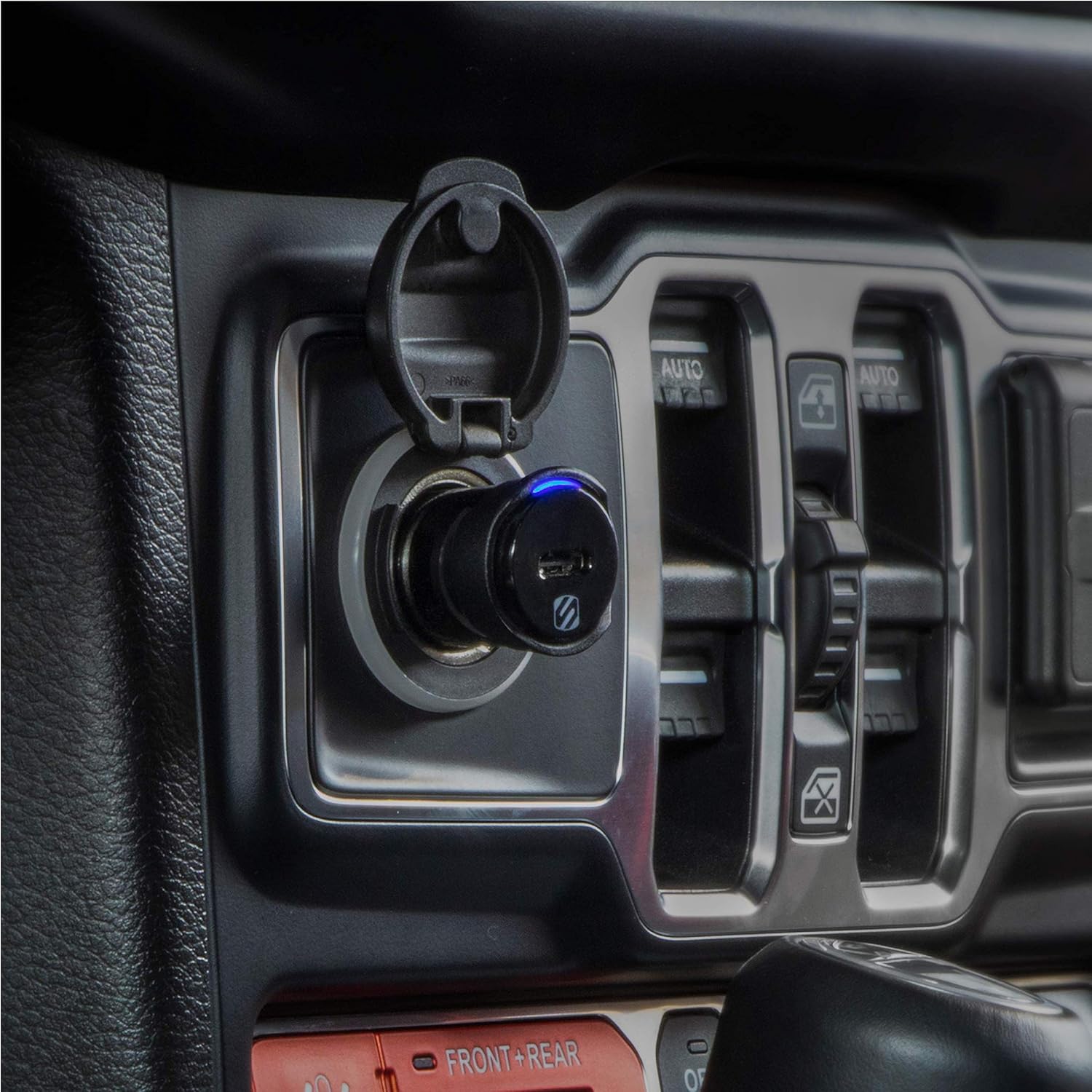 PowerVolt USB-C Fast Charger for Car, White