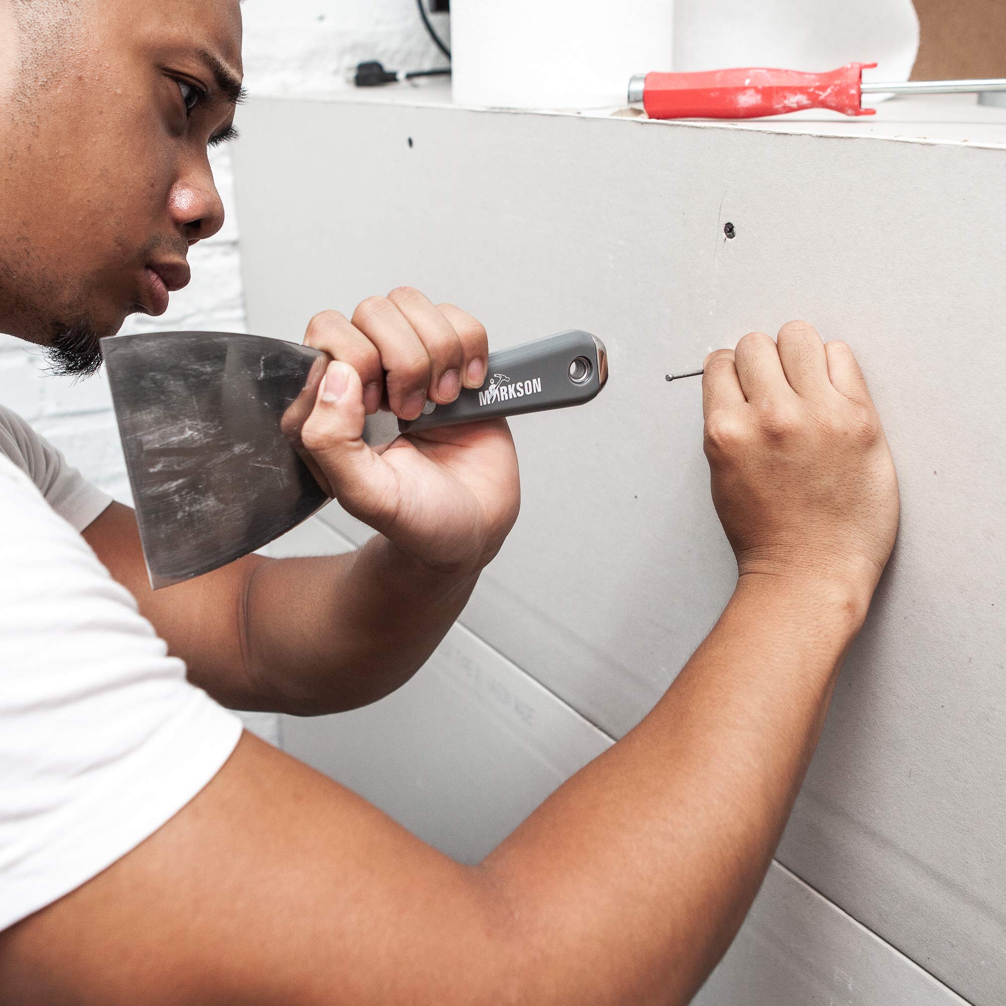 Platinum 3" Splayed Stiff Chisel Scraper
