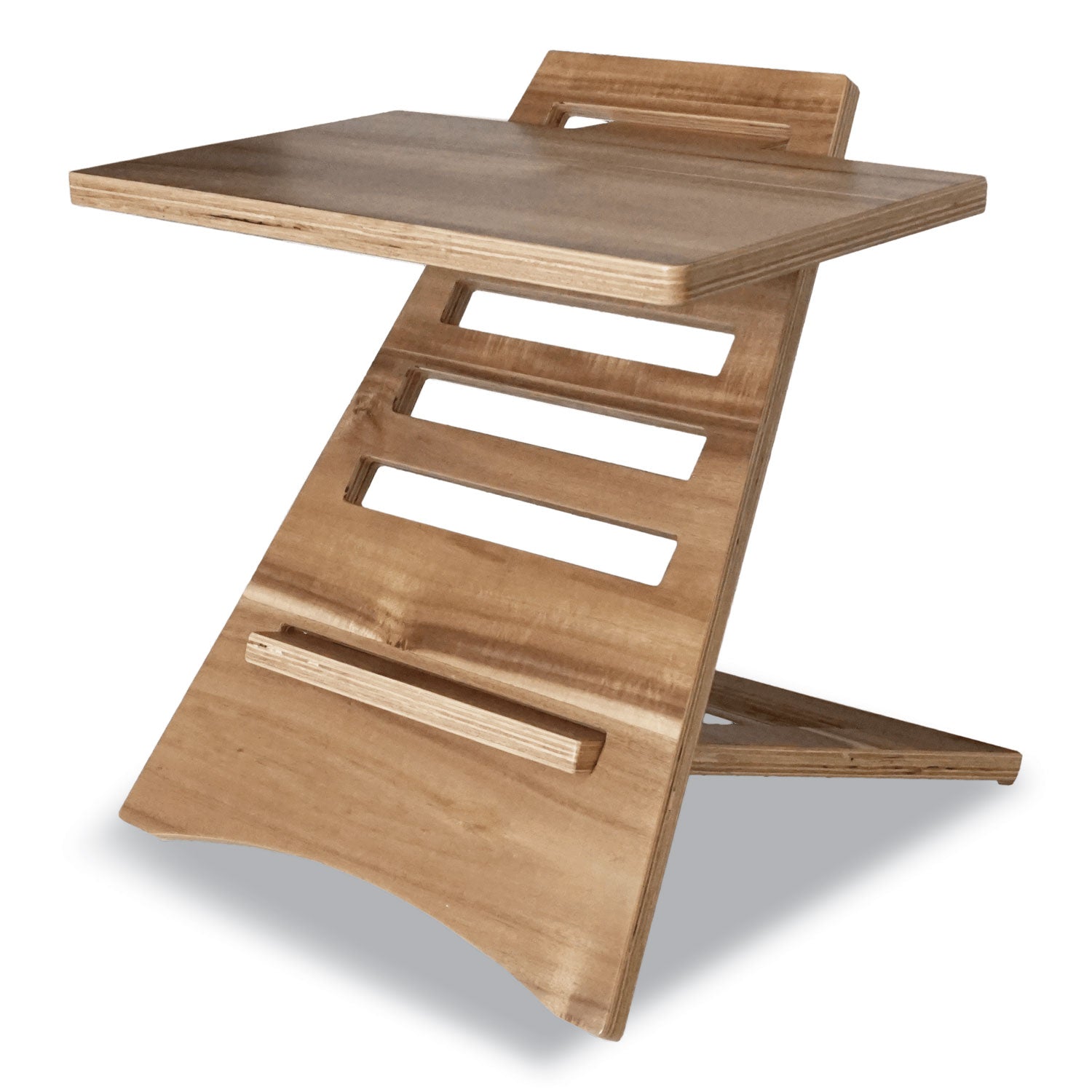 dc150a-high-rise-acacia-wood-laptop-riser-17x118x763-to-1475-brown-woodgrain-supports-20-lb-ships-in-1-3-business-days_vctdc150a - 3