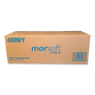 Morsoft Controlled Towels, Y-Notch, 1-Ply, 8" x 800 ft, White, 6 Rolls/Carton