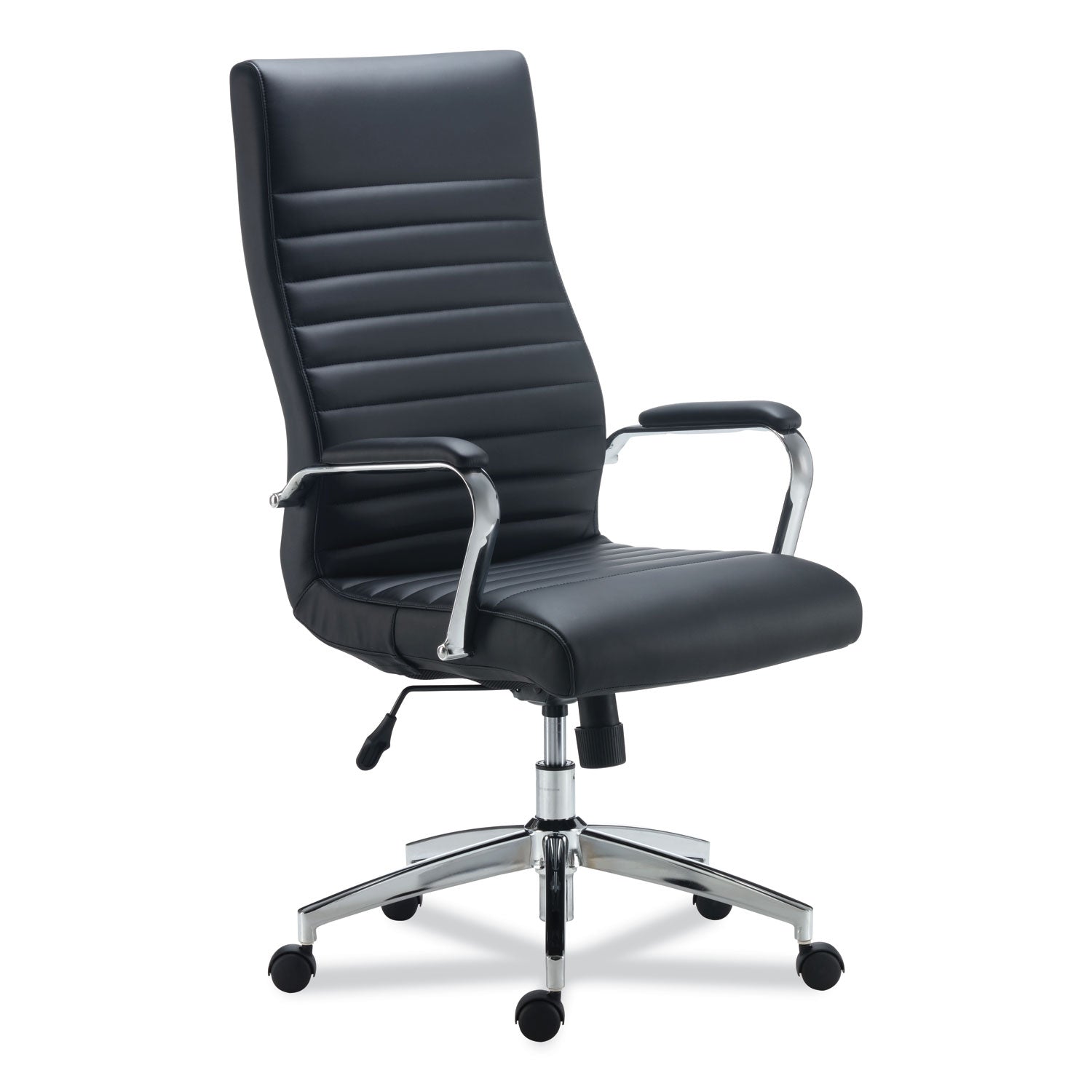 alera-eddleston-leather-manager-chair-supports-up-to-275-lb-black-seat-back-chrome-base_aleed41b19 - 1
