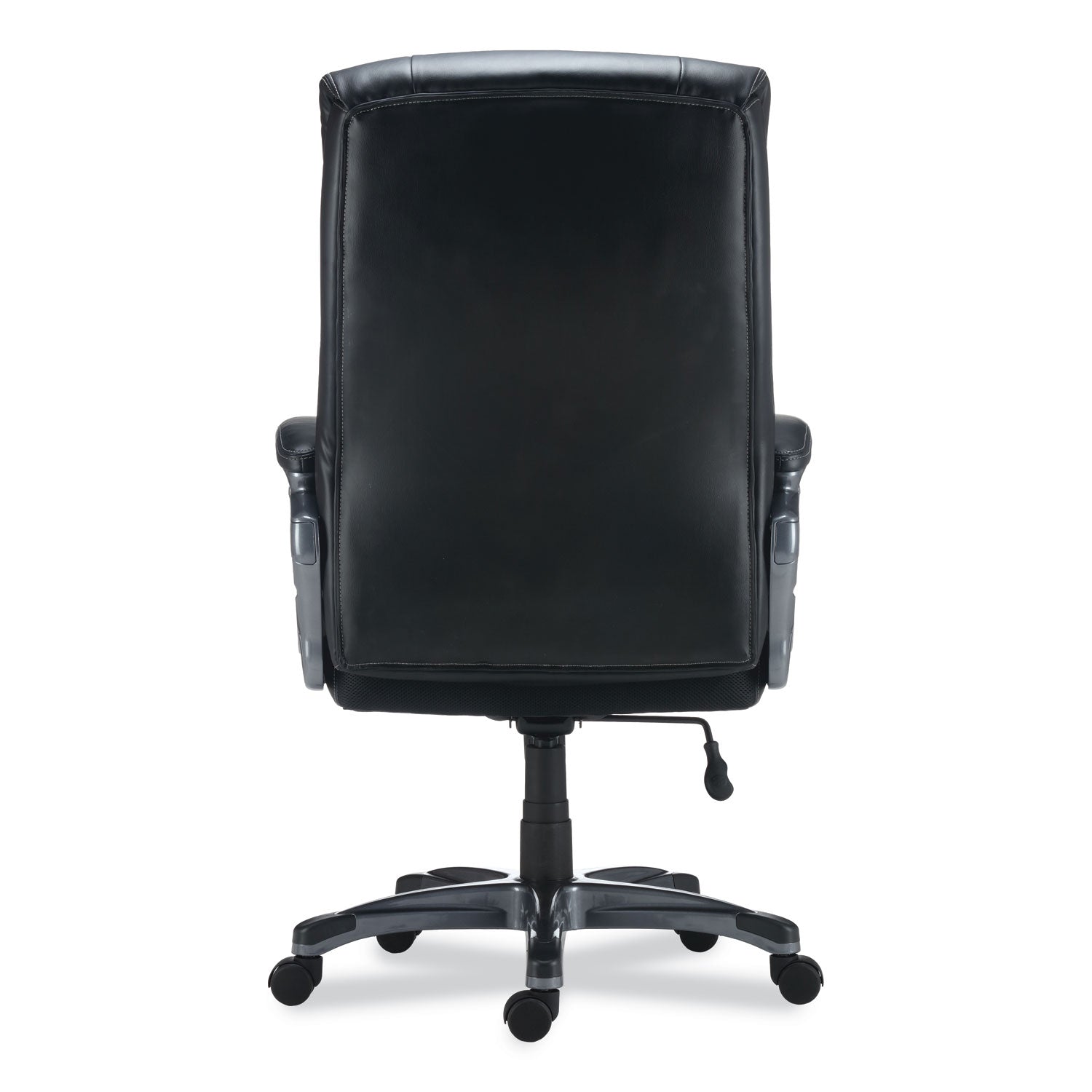 Alera Egino Big and Tall Chair, Supports Up to 400 lb, Black Seat/Back, Black Base - 5