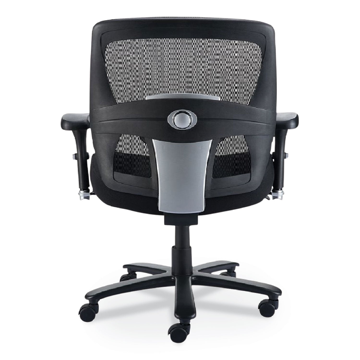 Alera Faseny Series Big and Tall Manager Chair, Supports Up to 400 lbs, 17.48" to 21.73" Seat Height, Black Seat/Back/Base - 4