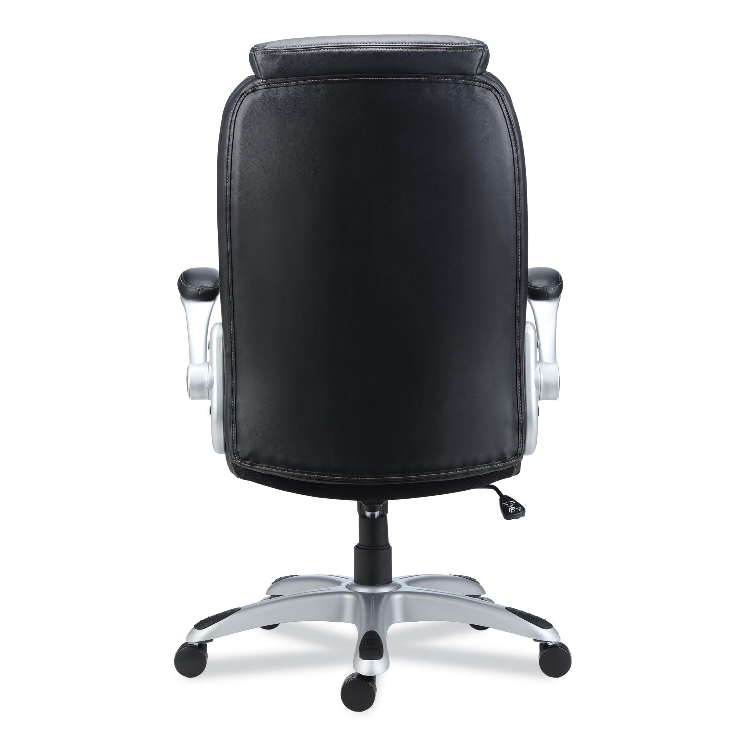 alera-leithen-bonded-leather-midback-chair-supports-up-to-275-lb-black-seat-back-silver-base_alelt4249 - 3