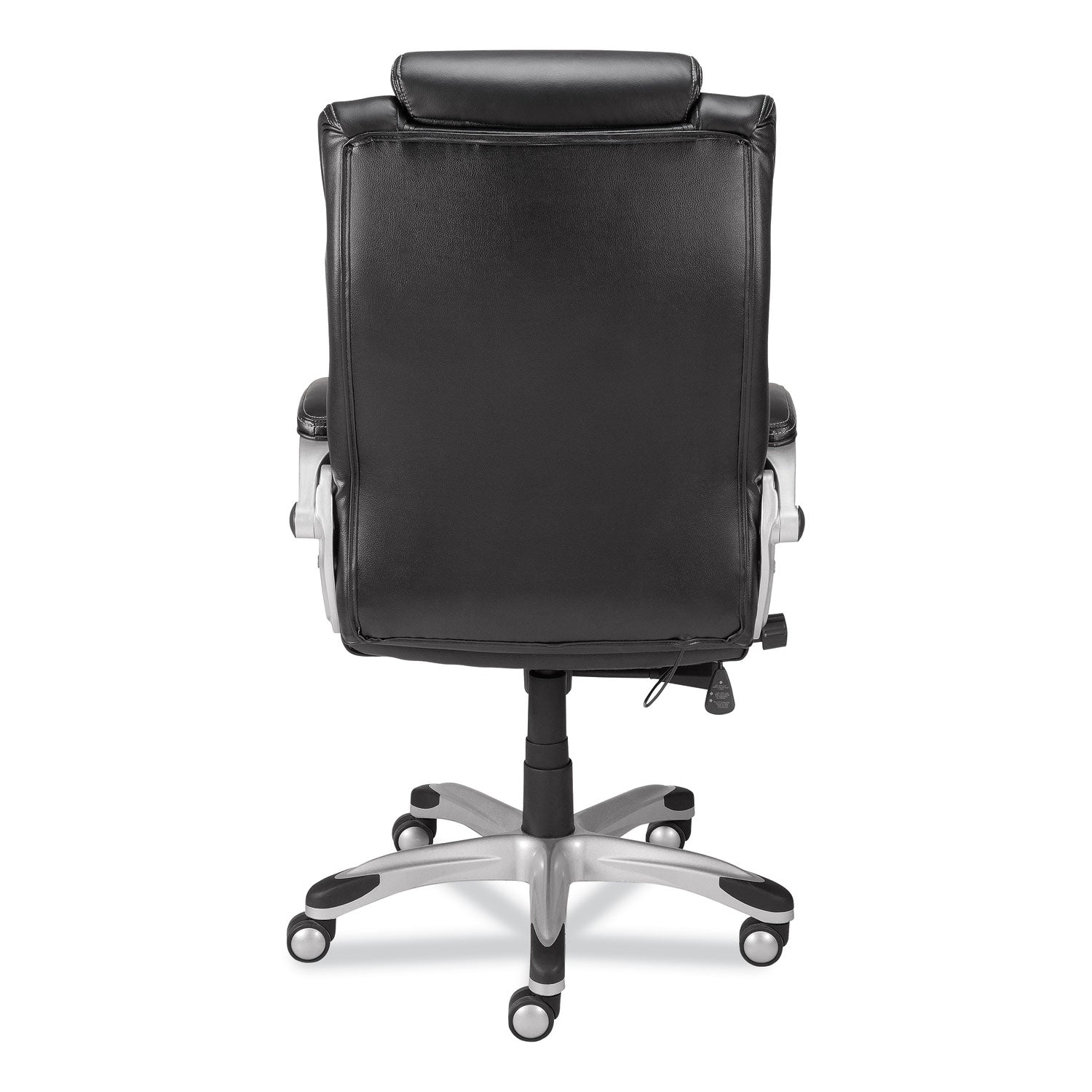 Alera Maurits Highback Chair, Supports Up to 275 lb, Black Seat/Back, Chrome Base - 4